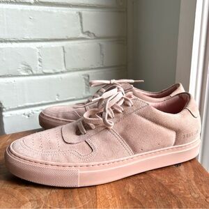 Woman‎ by Common Projects Bball Low Sneaker Suede Blush 38 US 8